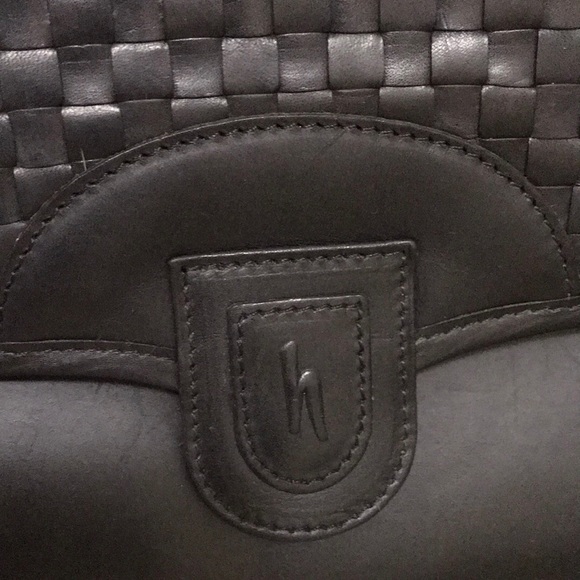 Vintage Hartmann Black Leather Unisex Briefcase - Picture 6 of 16